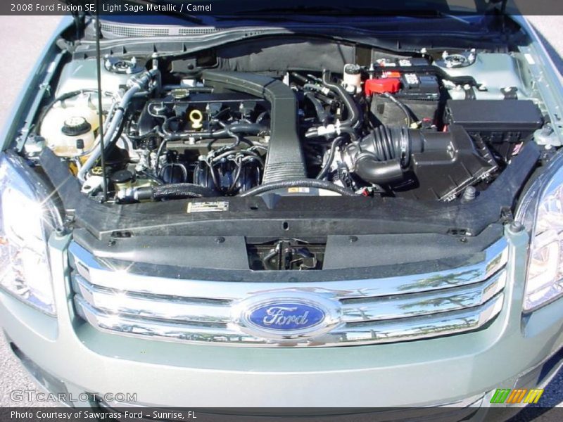 Light Sage Metallic / Camel 2008 Ford Fusion SE