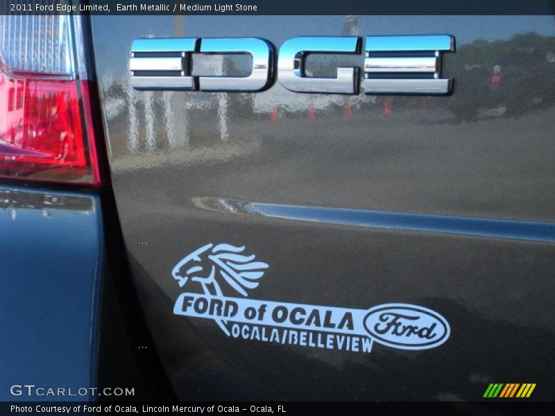 Earth Metallic / Medium Light Stone 2011 Ford Edge Limited