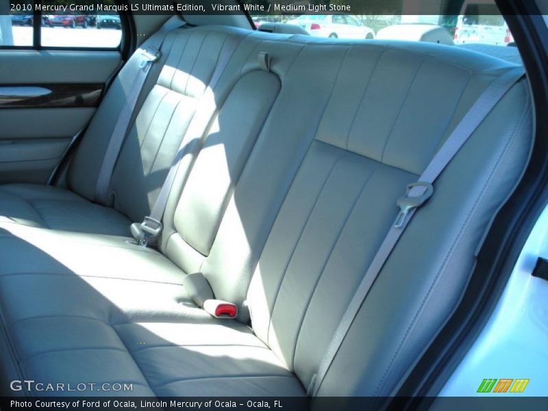 Vibrant White / Medium Light Stone 2010 Mercury Grand Marquis LS Ultimate Edition