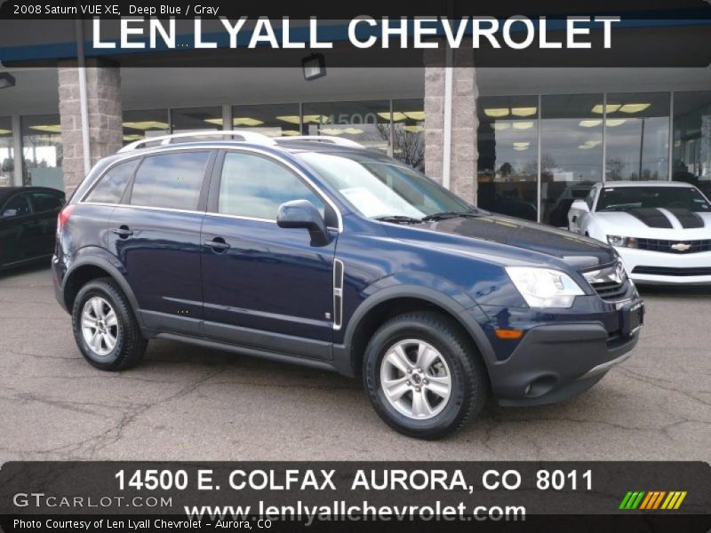 Deep Blue / Gray 2008 Saturn VUE XE