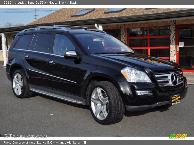 Black / Black 2010 Mercedes-Benz GL 550 4Matic