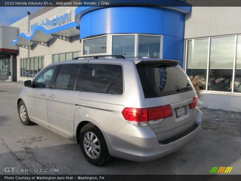 Alabaster Silver Metallic / Gray 2010 Honda Odyssey EX-L