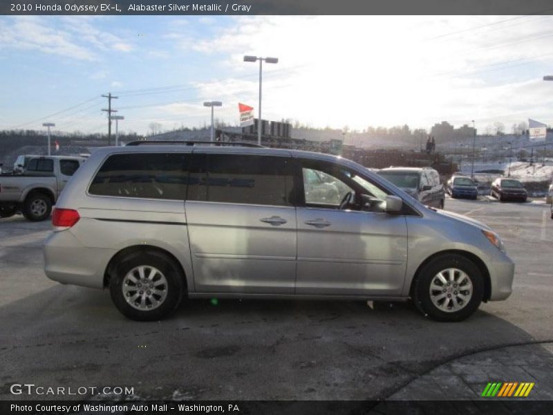 Alabaster Silver Metallic / Gray 2010 Honda Odyssey EX-L