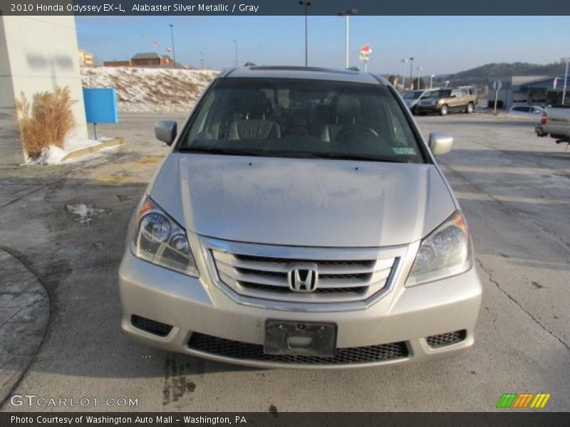 Alabaster Silver Metallic / Gray 2010 Honda Odyssey EX-L