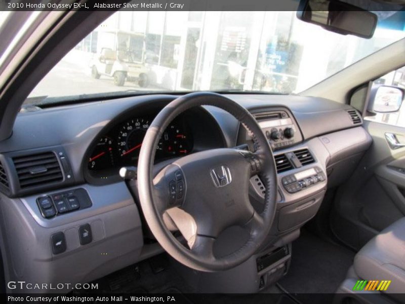 Alabaster Silver Metallic / Gray 2010 Honda Odyssey EX-L