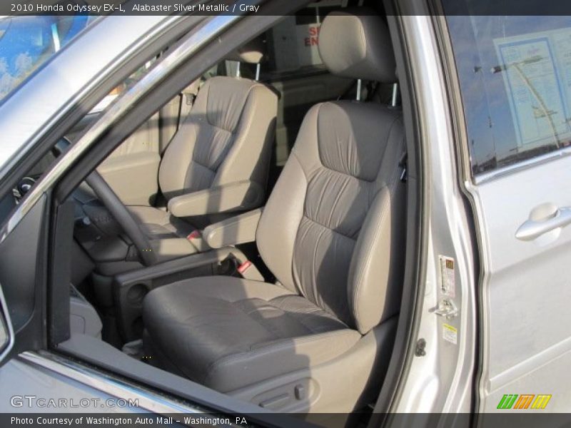 Alabaster Silver Metallic / Gray 2010 Honda Odyssey EX-L