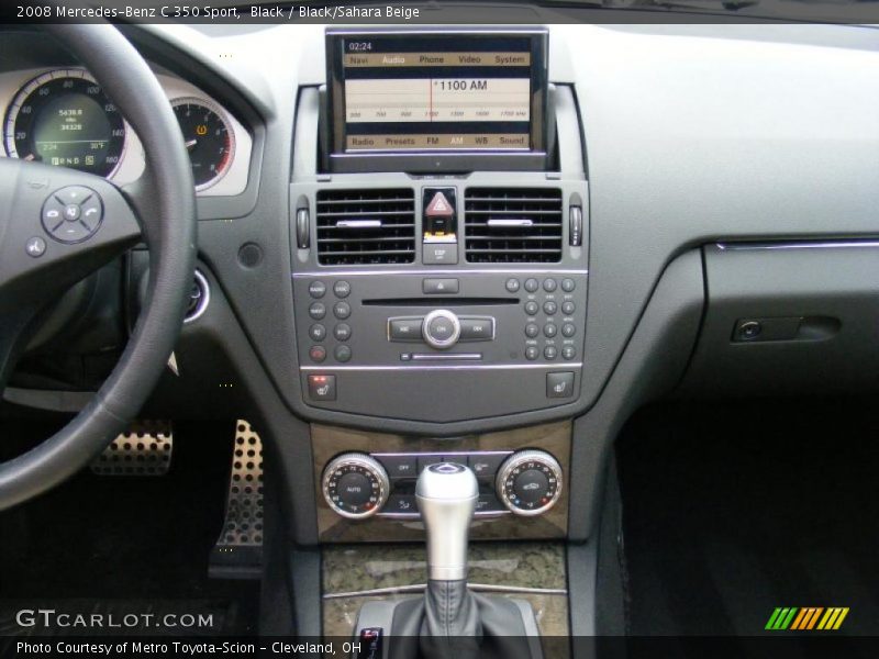 Controls of 2008 C 350 Sport