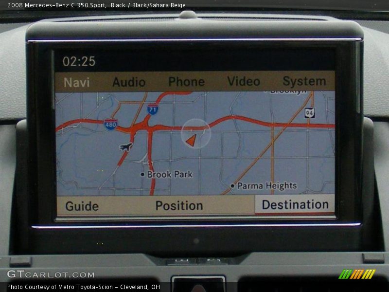Navigation of 2008 C 350 Sport