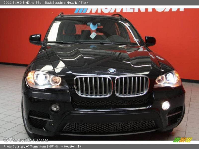 Black Sapphire Metallic / Black 2011 BMW X5 xDrive 35d