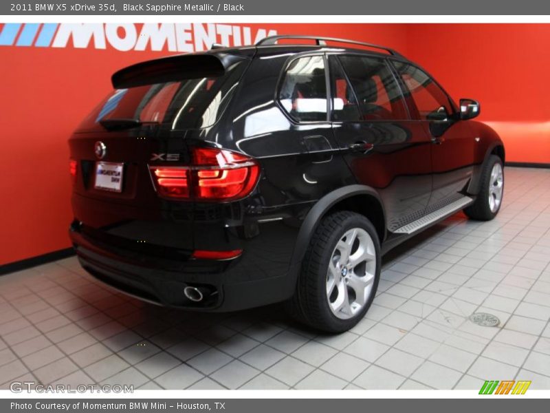 Black Sapphire Metallic / Black 2011 BMW X5 xDrive 35d