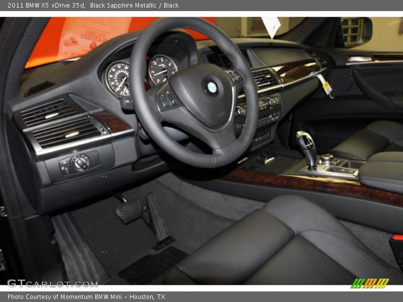 Black Interior - 2011 X5 xDrive 35d 