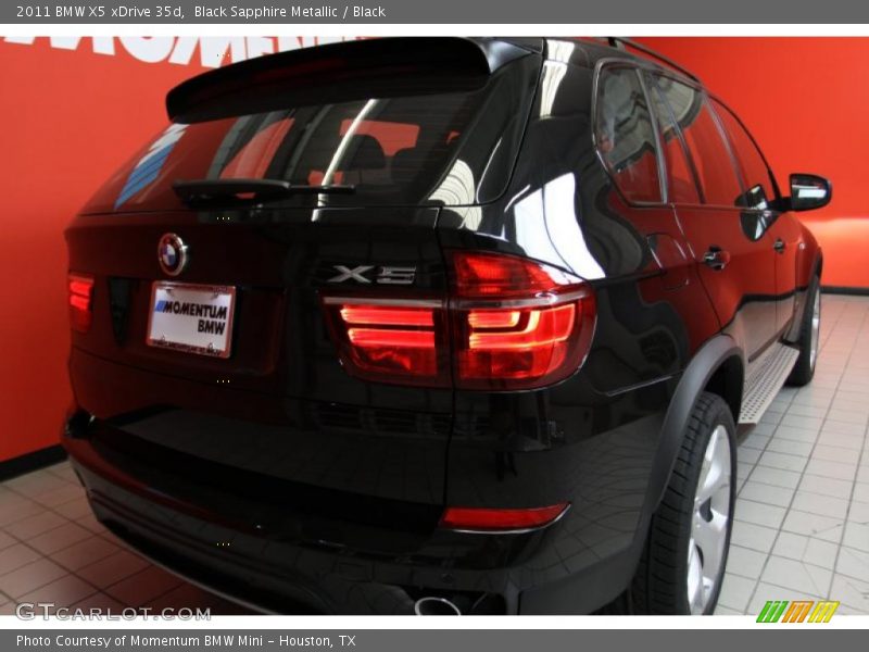 Black Sapphire Metallic / Black 2011 BMW X5 xDrive 35d