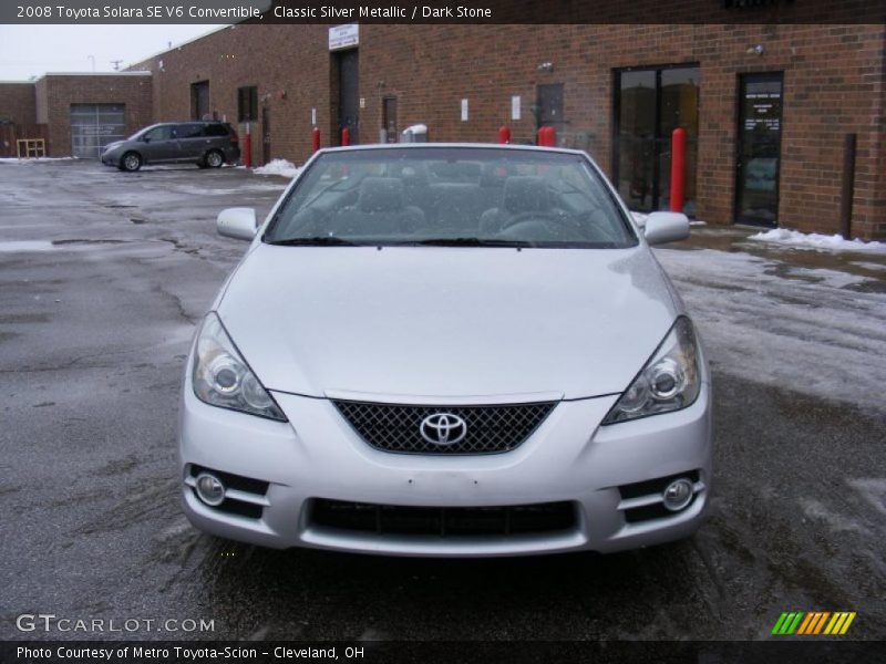 Classic Silver Metallic / Dark Stone 2008 Toyota Solara SE V6 Convertible