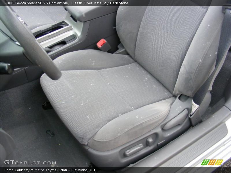 Classic Silver Metallic / Dark Stone 2008 Toyota Solara SE V6 Convertible