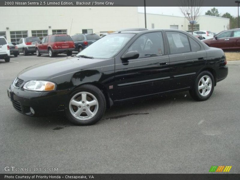 Blackout / Stone Gray 2003 Nissan Sentra 2.5 Limited Edition