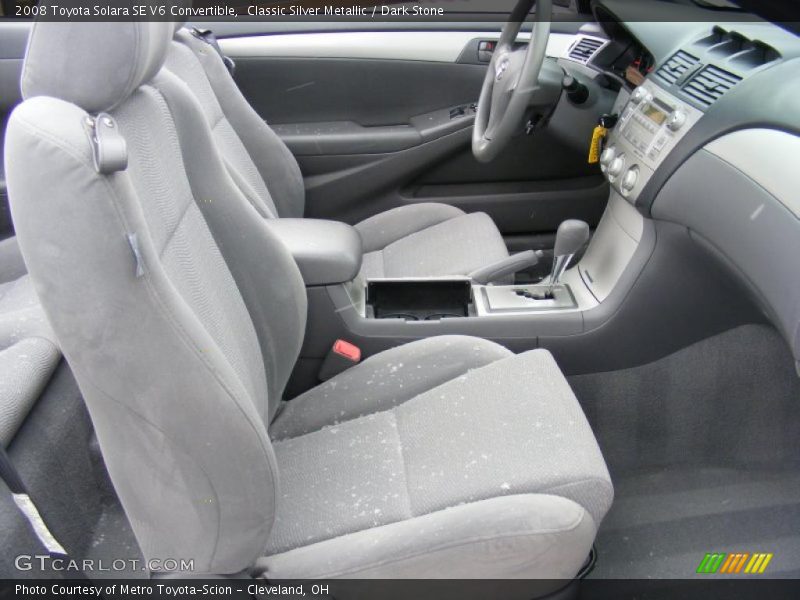 Classic Silver Metallic / Dark Stone 2008 Toyota Solara SE V6 Convertible