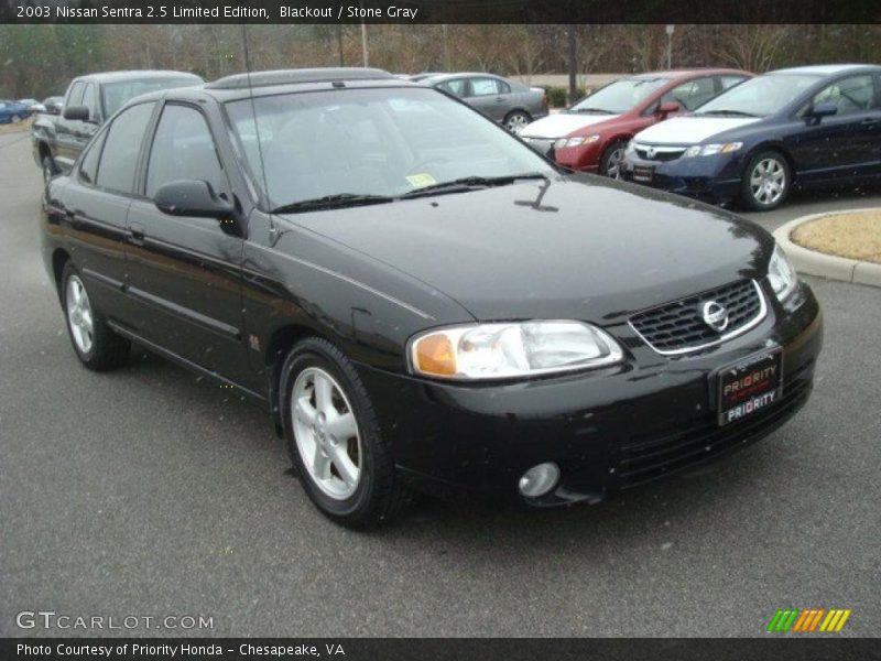 Blackout / Stone Gray 2003 Nissan Sentra 2.5 Limited Edition