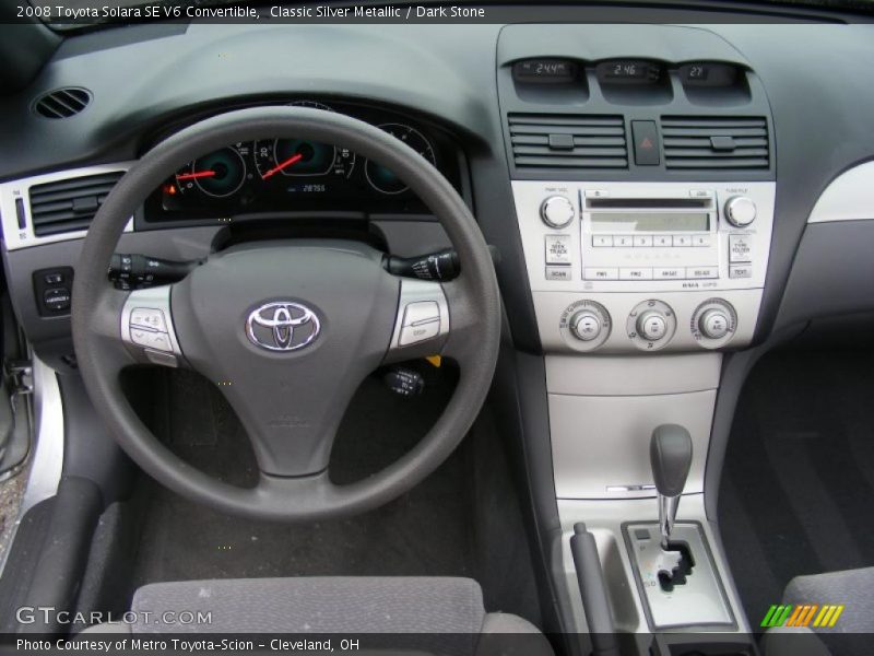 Classic Silver Metallic / Dark Stone 2008 Toyota Solara SE V6 Convertible