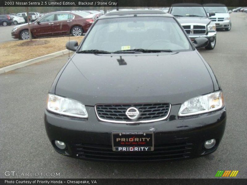 Blackout / Stone Gray 2003 Nissan Sentra 2.5 Limited Edition