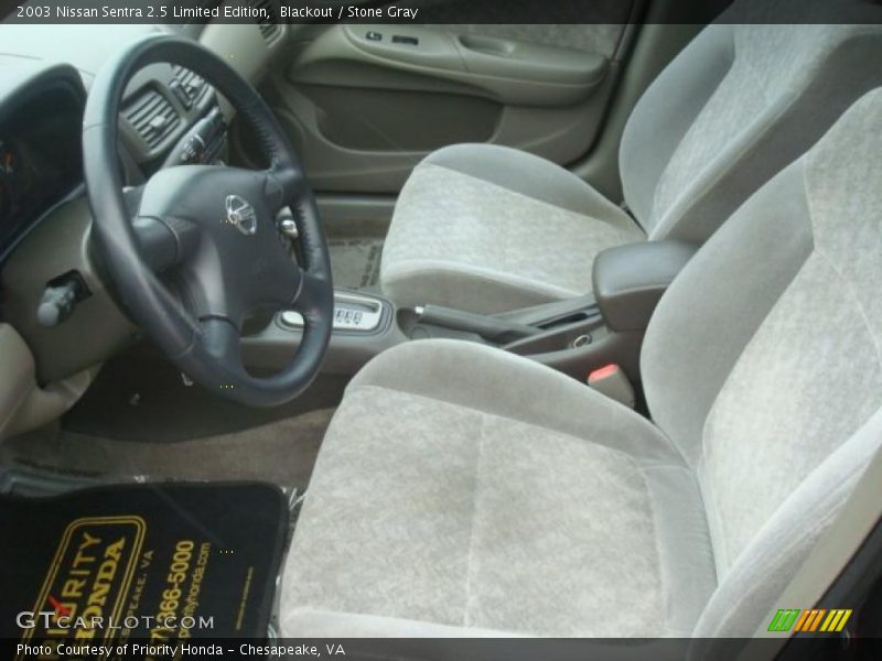 Blackout / Stone Gray 2003 Nissan Sentra 2.5 Limited Edition