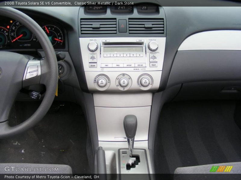 Classic Silver Metallic / Dark Stone 2008 Toyota Solara SE V6 Convertible