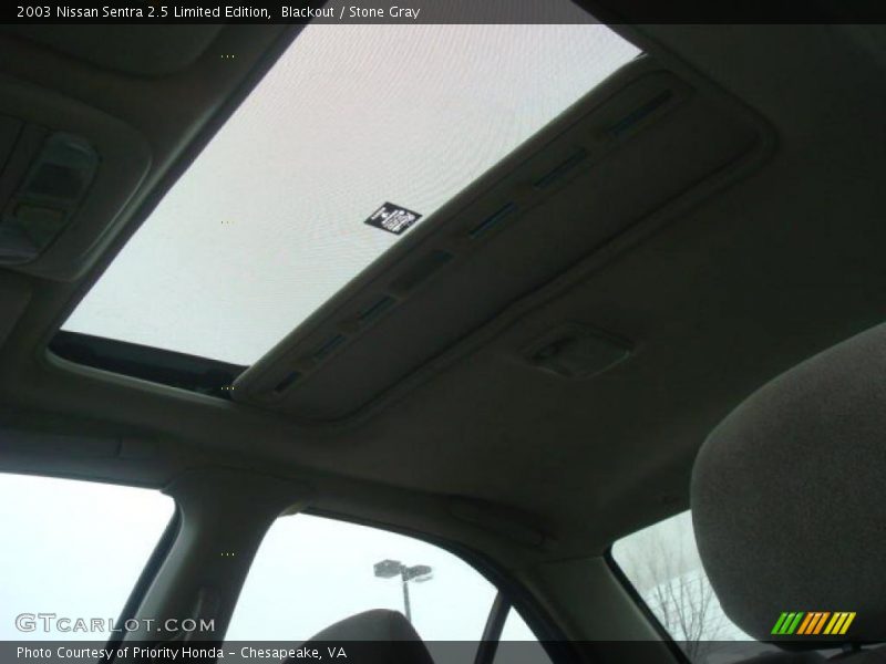 Blackout / Stone Gray 2003 Nissan Sentra 2.5 Limited Edition