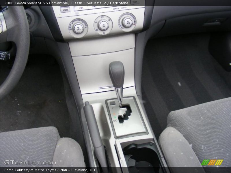 Classic Silver Metallic / Dark Stone 2008 Toyota Solara SE V6 Convertible