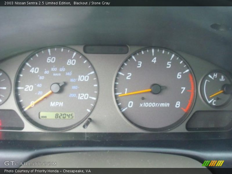 Blackout / Stone Gray 2003 Nissan Sentra 2.5 Limited Edition