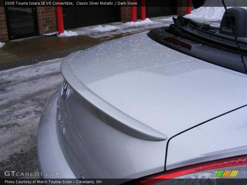 Classic Silver Metallic / Dark Stone 2008 Toyota Solara SE V6 Convertible