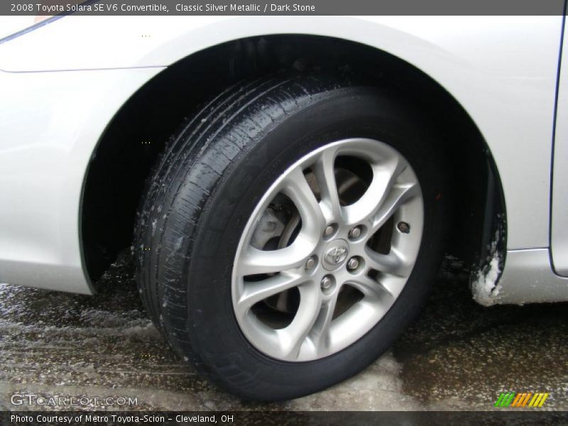 Classic Silver Metallic / Dark Stone 2008 Toyota Solara SE V6 Convertible