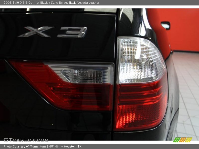 Jet Black / Sand Beige/Black Nevada Leather 2008 BMW X3 3.0si