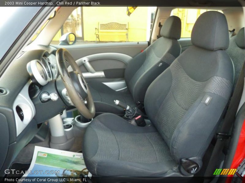 Chili Red / Panther Black 2003 Mini Cooper Hardtop