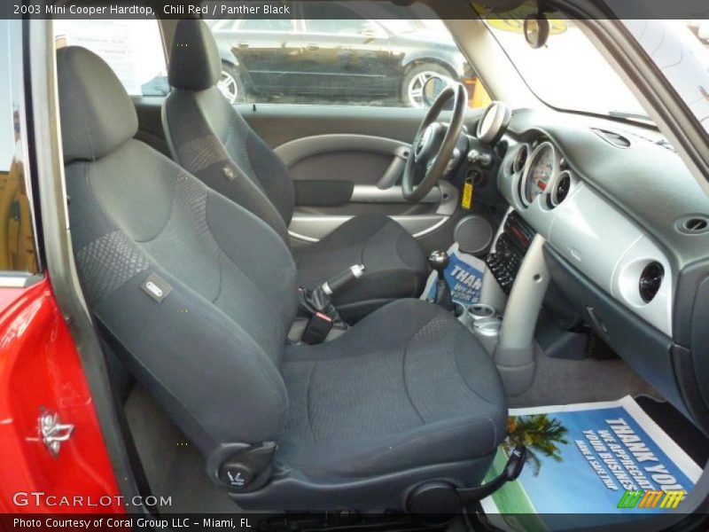Chili Red / Panther Black 2003 Mini Cooper Hardtop