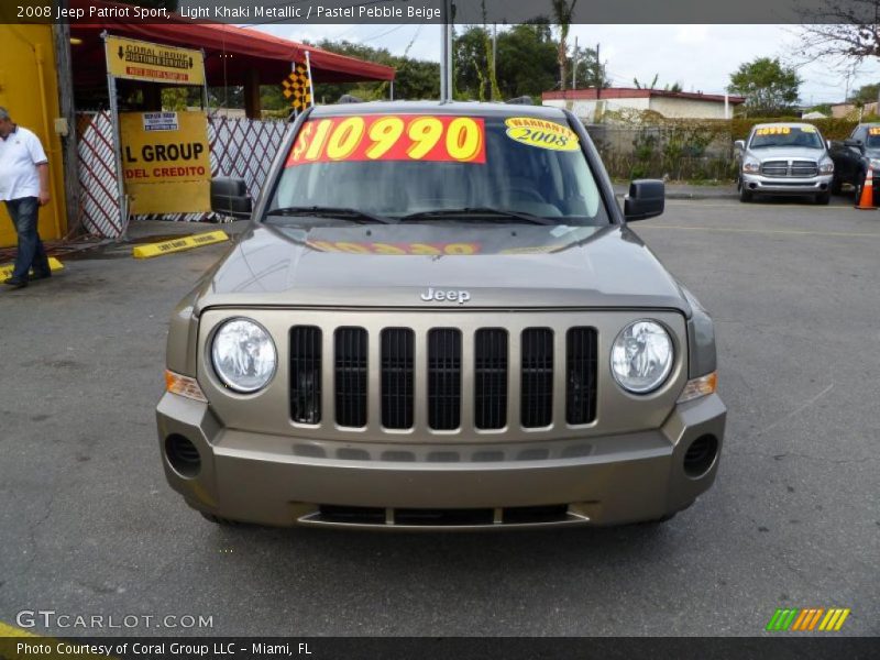 Light Khaki Metallic / Pastel Pebble Beige 2008 Jeep Patriot Sport