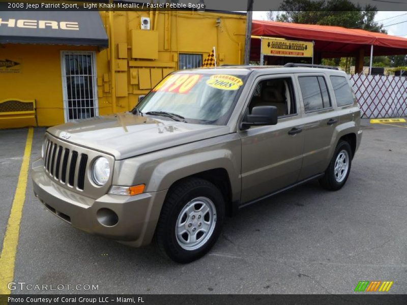 Light Khaki Metallic / Pastel Pebble Beige 2008 Jeep Patriot Sport