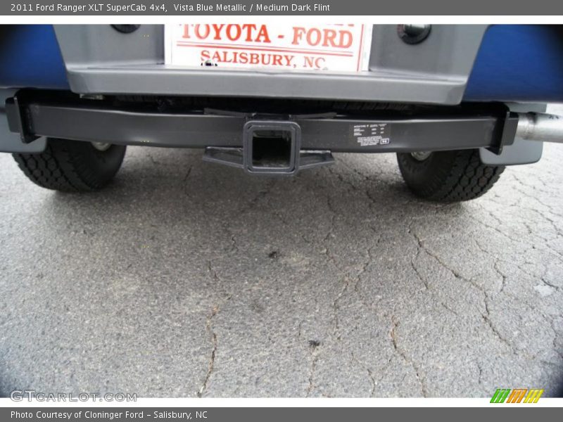 Vista Blue Metallic / Medium Dark Flint 2011 Ford Ranger XLT SuperCab 4x4