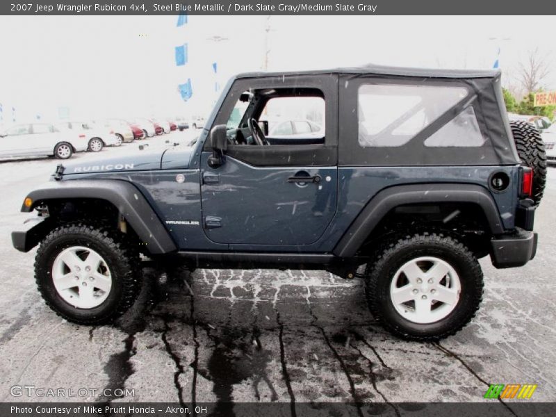  2007 Wrangler Rubicon 4x4 Steel Blue Metallic