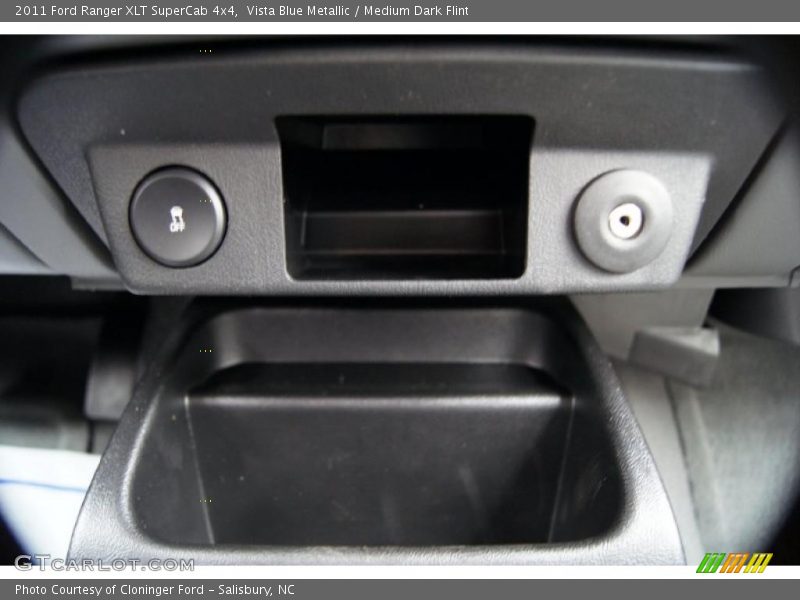 Vista Blue Metallic / Medium Dark Flint 2011 Ford Ranger XLT SuperCab 4x4