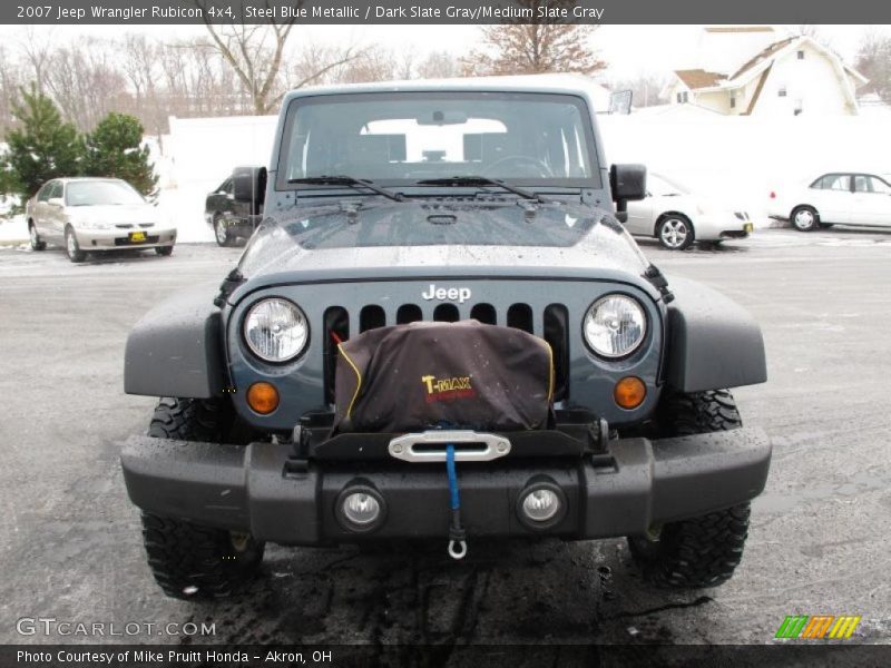 Steel Blue Metallic / Dark Slate Gray/Medium Slate Gray 2007 Jeep Wrangler Rubicon 4x4