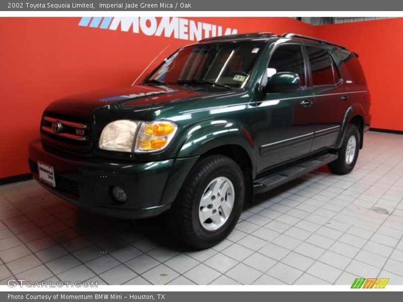Imperial Jade Green Mica / Oak 2002 Toyota Sequoia Limited