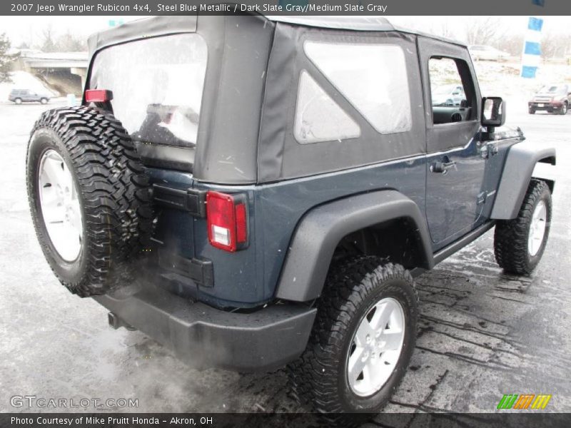  2007 Wrangler Rubicon 4x4 Steel Blue Metallic
