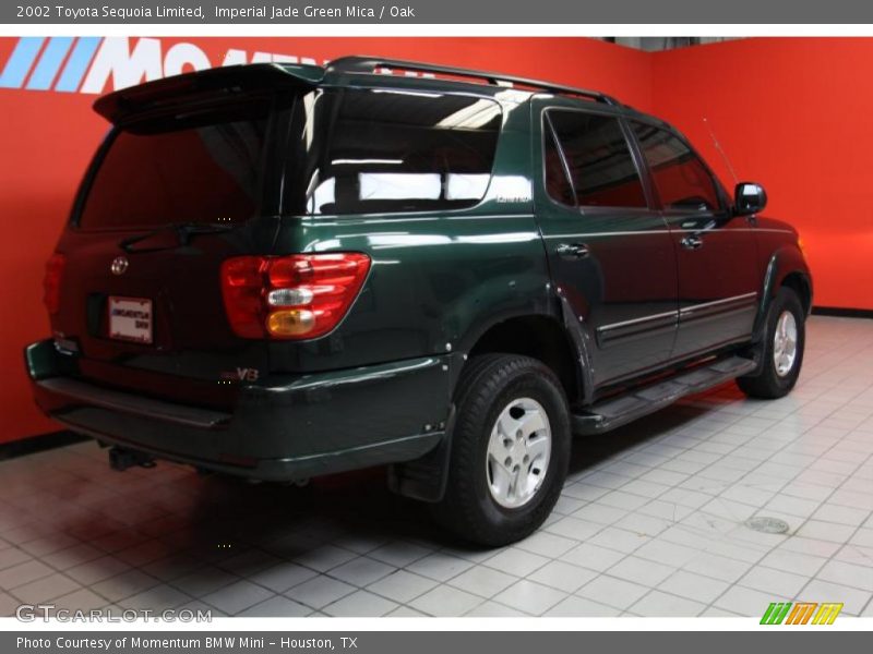 Imperial Jade Green Mica / Oak 2002 Toyota Sequoia Limited