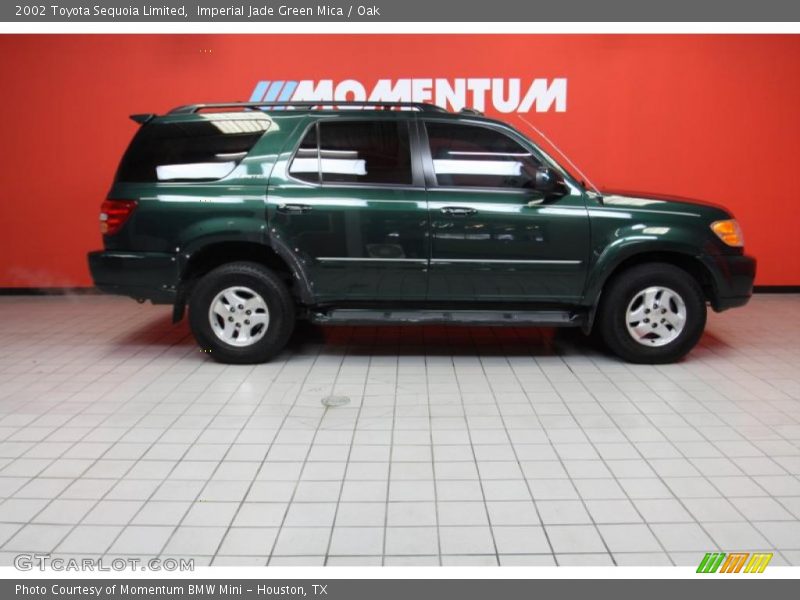 Imperial Jade Green Mica / Oak 2002 Toyota Sequoia Limited
