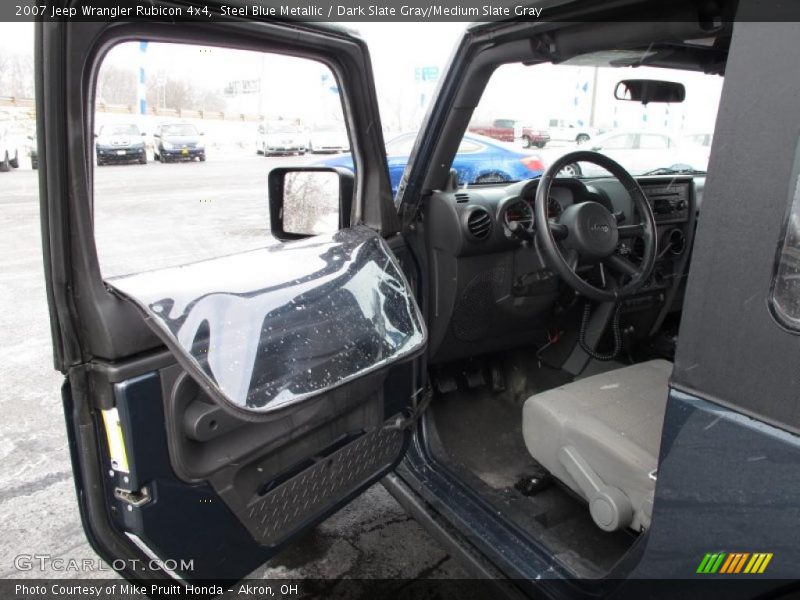 Steel Blue Metallic / Dark Slate Gray/Medium Slate Gray 2007 Jeep Wrangler Rubicon 4x4