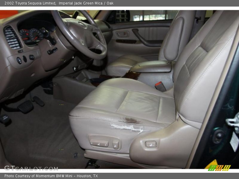 Imperial Jade Green Mica / Oak 2002 Toyota Sequoia Limited