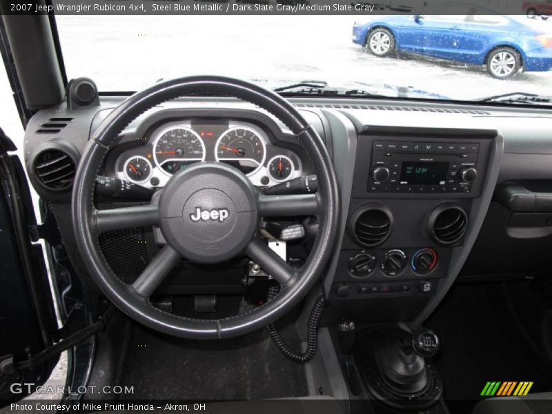 Dashboard of 2007 Wrangler Rubicon 4x4