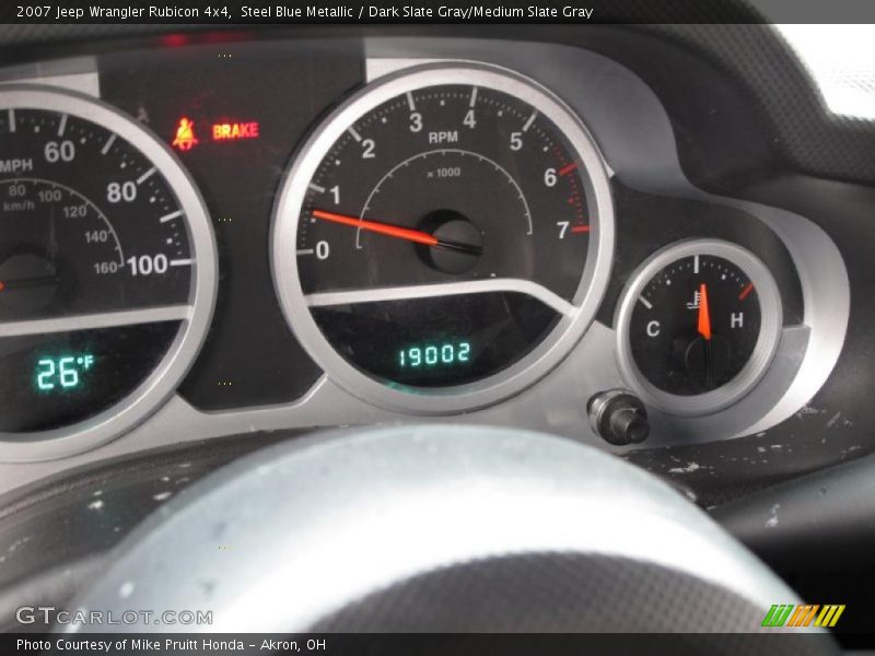 Steel Blue Metallic / Dark Slate Gray/Medium Slate Gray 2007 Jeep Wrangler Rubicon 4x4