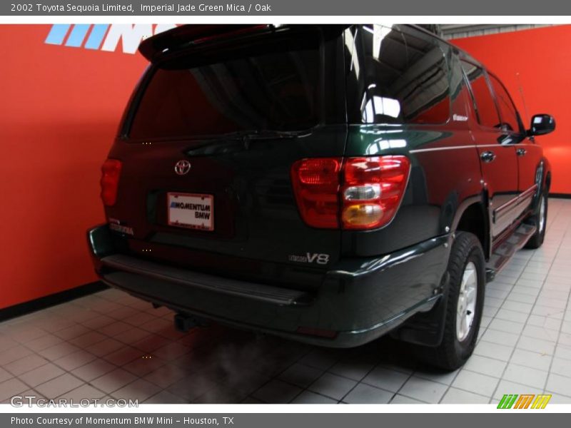 Imperial Jade Green Mica / Oak 2002 Toyota Sequoia Limited