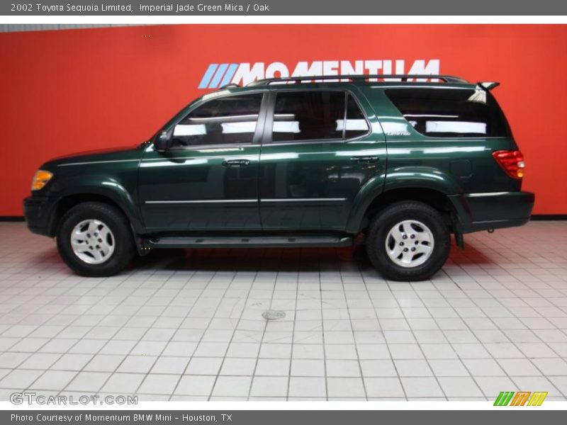 Imperial Jade Green Mica / Oak 2002 Toyota Sequoia Limited
