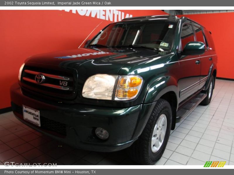 Imperial Jade Green Mica / Oak 2002 Toyota Sequoia Limited